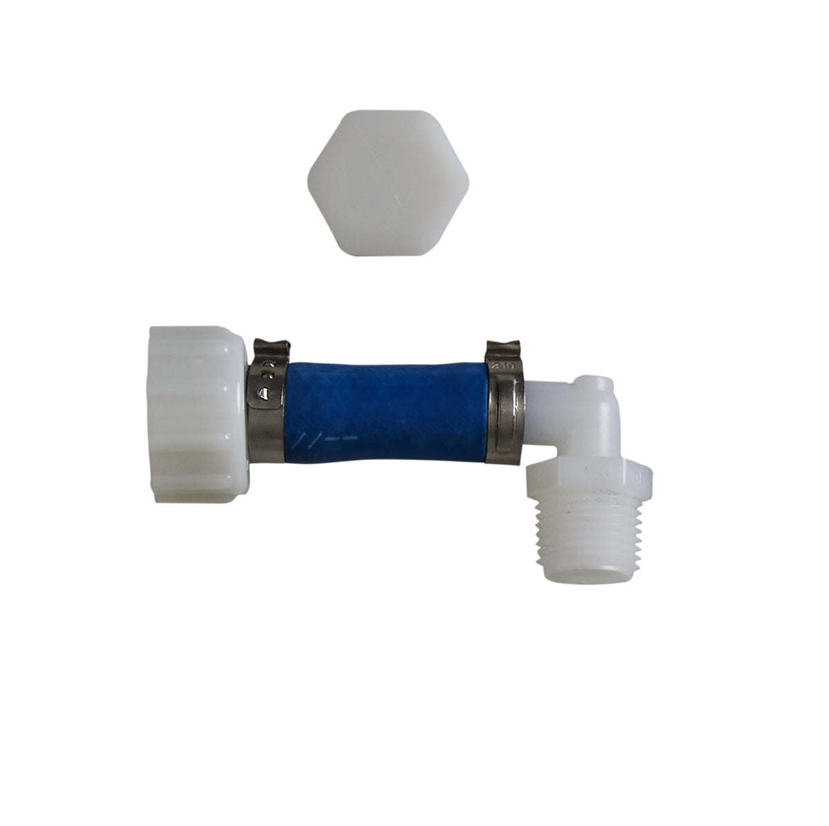 Flush kit compatible with Polaris Ficht & DI models 2001-2004 for Jet Ski cleaning and engine flushing