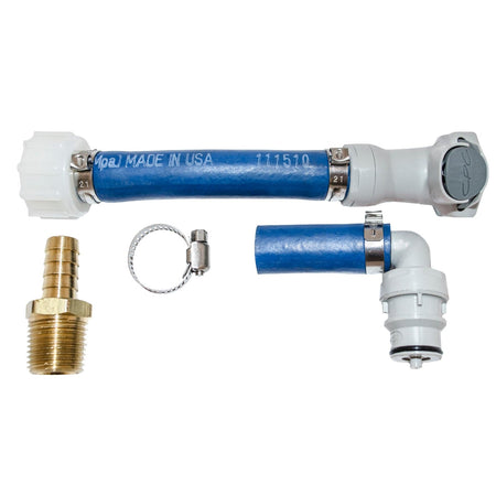 Flush Kit Quick Snap compatible with Polaris Jet Ski, snap-on connector for water flushing