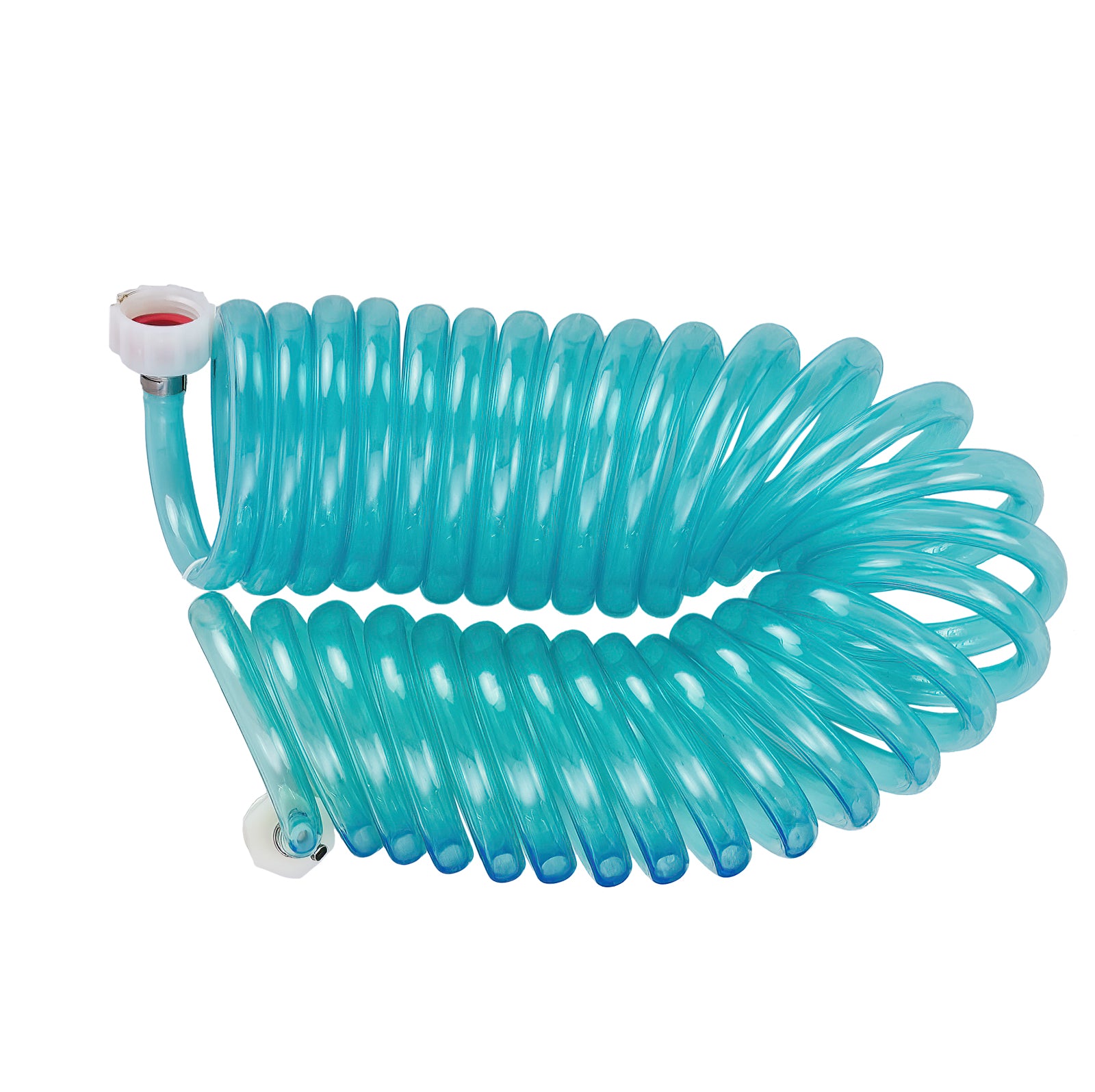 Clear blue garden hose extension with bag for Yamaha WaveRunner and Jet Ski PWC and jet boats