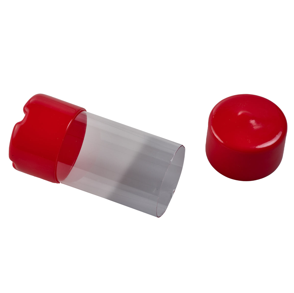 Small storage tube for Jet Ski, compact cylindrical container with screw-on cap