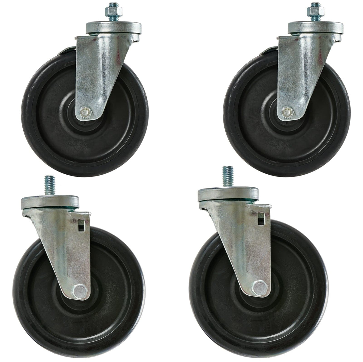 6-inch caster swivel kit for Jet Ski stand, includes swivel casters and mounting hardware