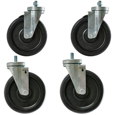 6-inch caster swivel kit for Jet Ski stand, includes swivel casters and mounting hardware