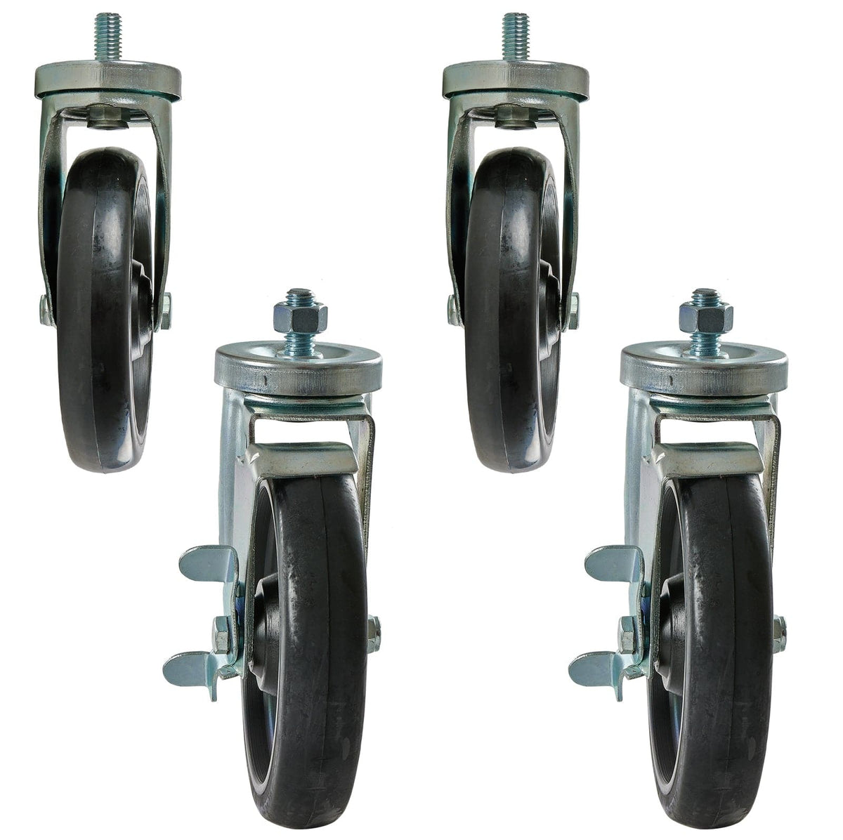 6-inch caster swivel kit for Jet Ski stand, includes swivel casters and mounting hardware