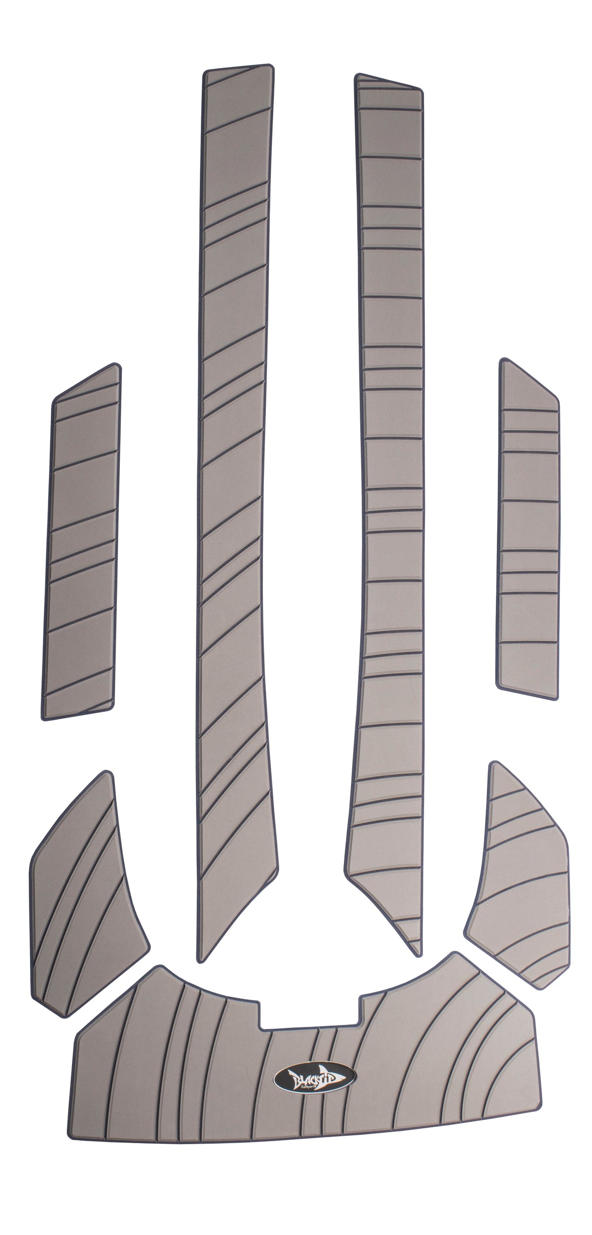 BlackTip JetSports Elite traction mat set for Sea-Doo 2018 RXT-X 300, black mats for Jet Ski footwells