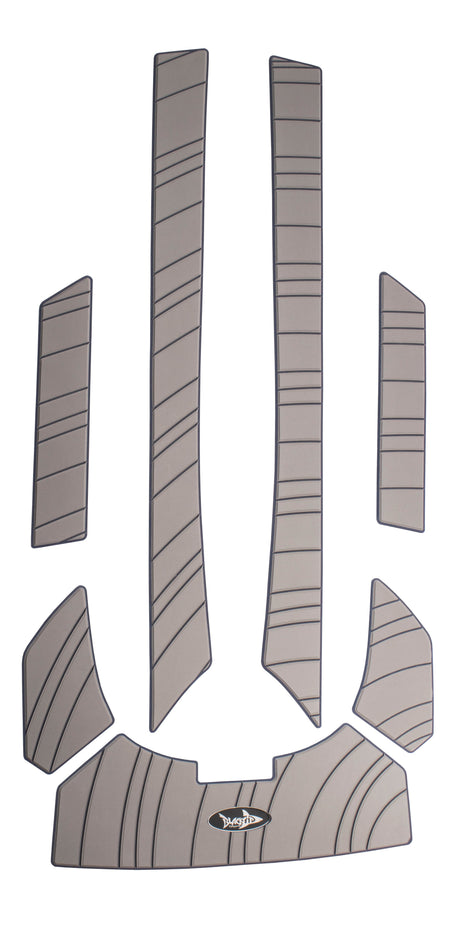 BlackTip JetSports Elite traction mat set for Sea-Doo 2018 RXT-X 300, black mats for Jet Ski footwells