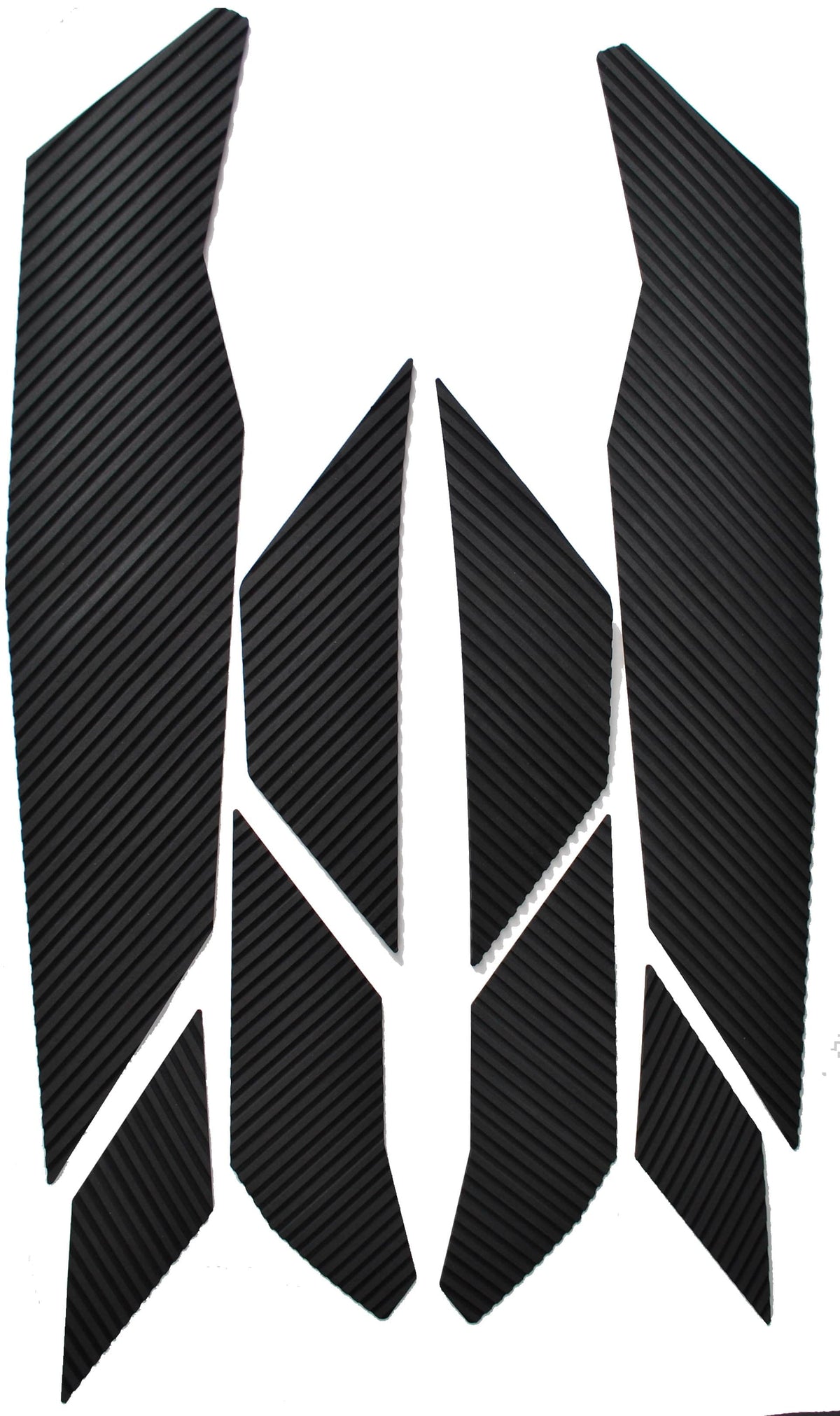 BlackTip JetSports traction mats for Sea-Doo 2014-2022 Spark 2 person Jet Ski, black grip deck pads