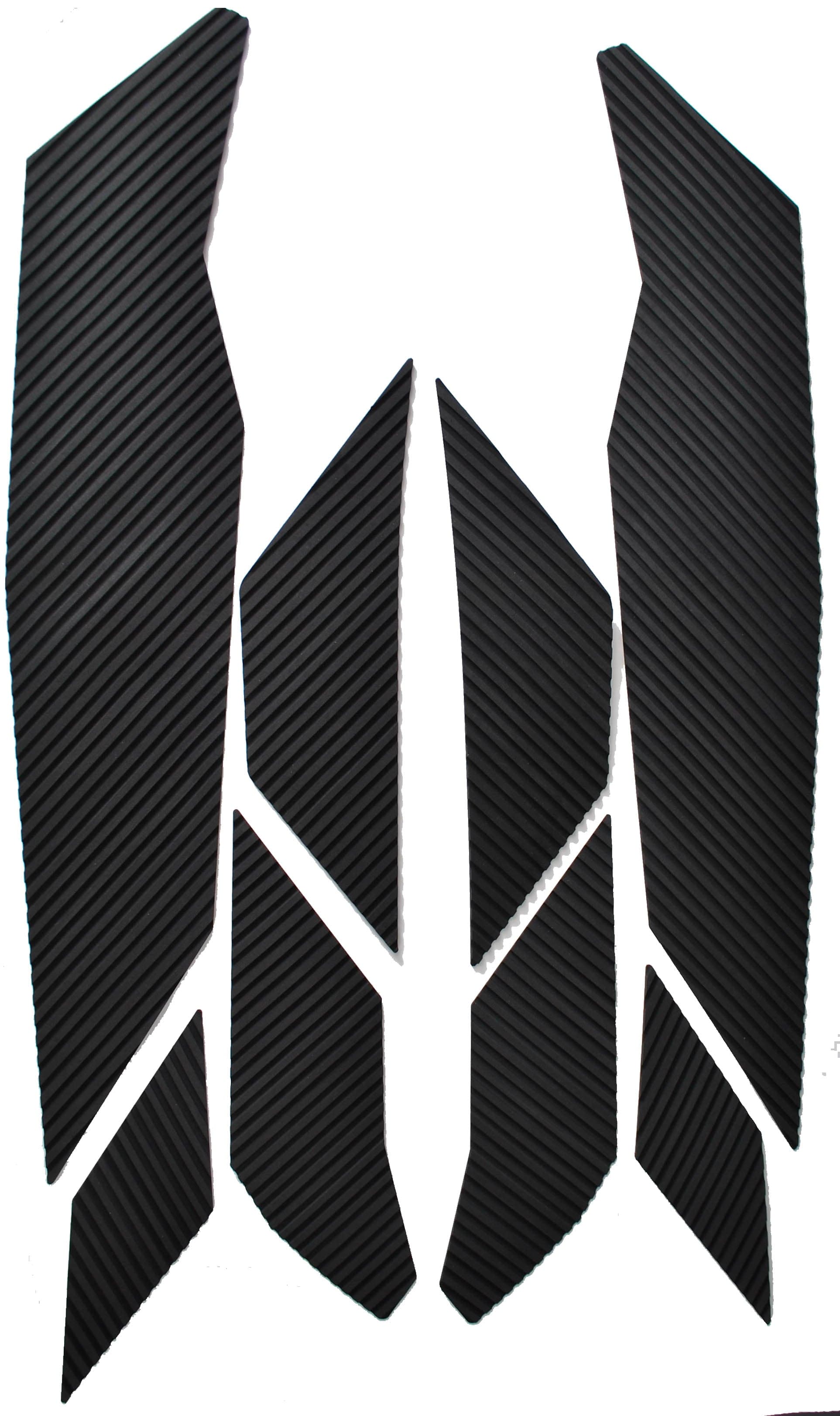 BlackTip JetSports traction mats for Sea-Doo 2014-2022 Spark 2 person Jet Ski, black grip deck pads