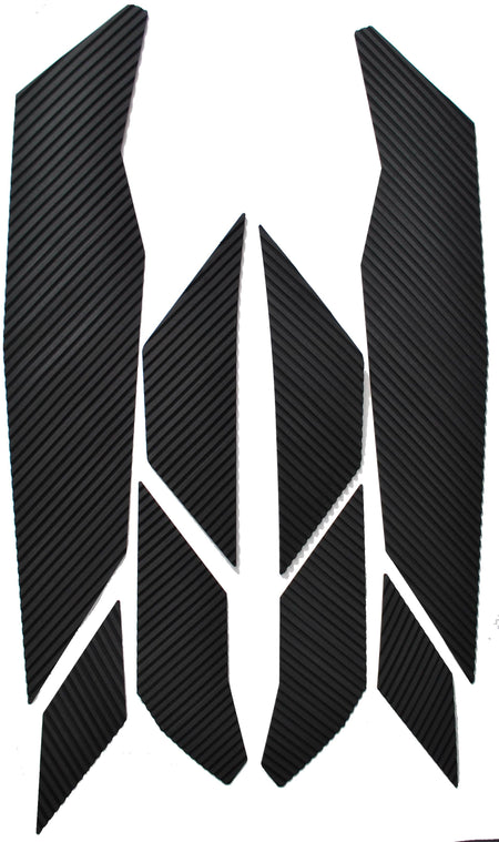 BlackTip JetSports traction mats for Sea-Doo 2014-2022 Spark 2 person Jet Ski, black grip deck pads