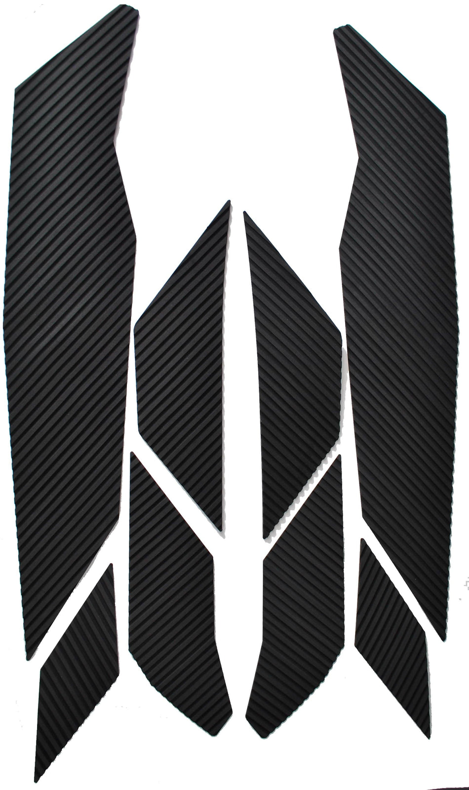 BlackTip JetSports traction mats for Sea-Doo 2014-2022 Spark 2 person Jet Ski, black grip deck pads