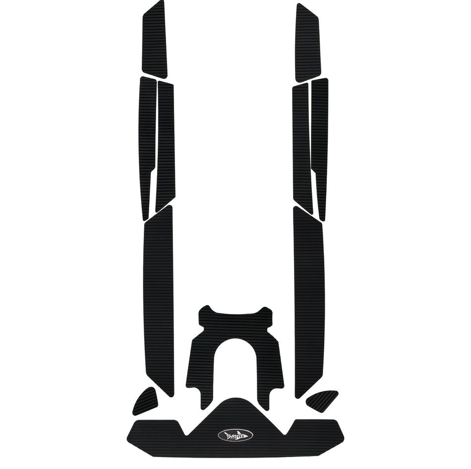 BlackTip Jetsports traction mats for Sea-Doo 2021–2023 RXP-X 300 Jet Ski, black non-slip deck grip pads