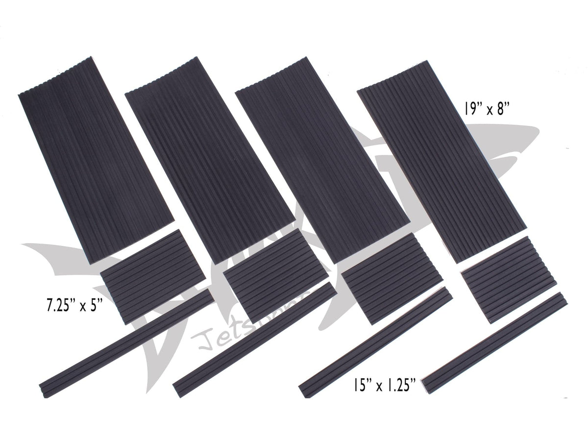 Trailer traction mat kit for Jet Ski trailers, non-slip surface pads for improved grip when loading and unloading