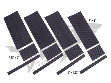 Trailer traction mat kit for Jet Ski trailers, non-slip surface pads for improved grip when loading and unloading