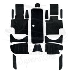 1999-2000 Speedster SK jet boat interior mat kit, Jet Ski compatible