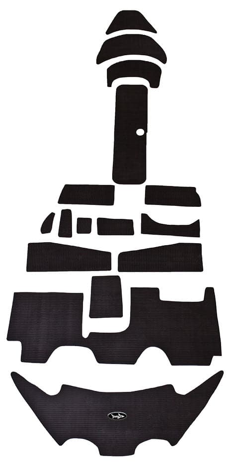 Complete mat kit for Sea-Doo 2003-2006 Sportster 4 TEC Jet Ski, shown with textured traction pads