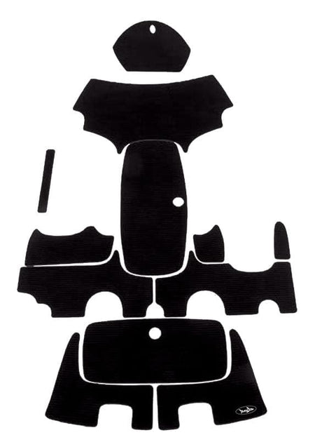 1996-99 Exciter 220 complete mat kit for Jet Ski, includes full set of traction mats for the deck
