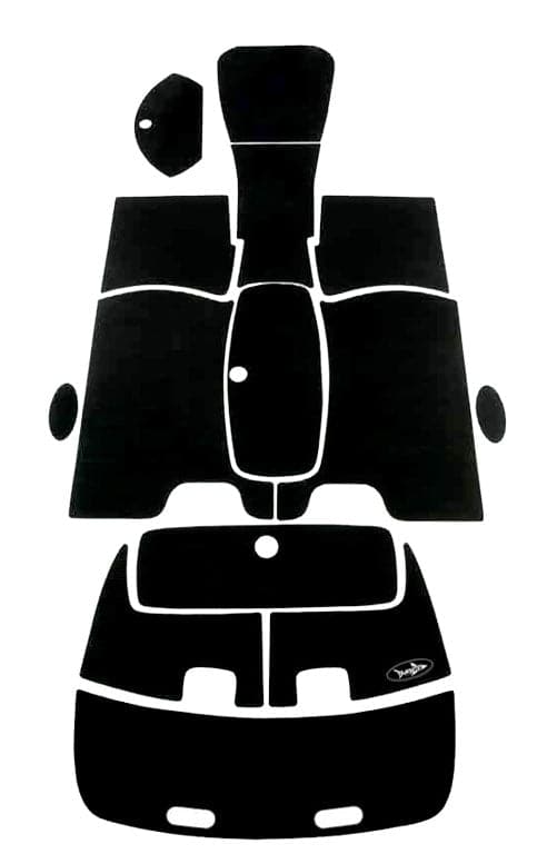 Yamaha LX 210 complete mat kit for 2003-2005 WaveRunner Jet Ski with matching deck traction mats