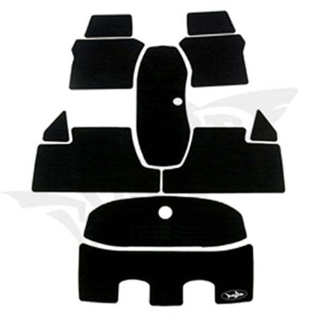 2000-01 XR 1800 Jet Boat complete mat kit with full deck traction mats, includes Jet Ski application