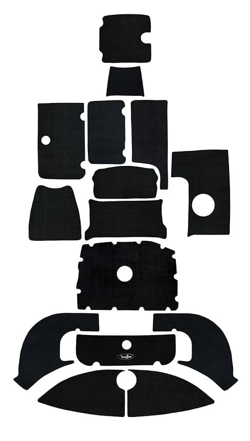 Yamaha complete mat kit for 2006-2007 SR210 and 2006-2010 AR210, compatible with WaveRunner and Jet Ski