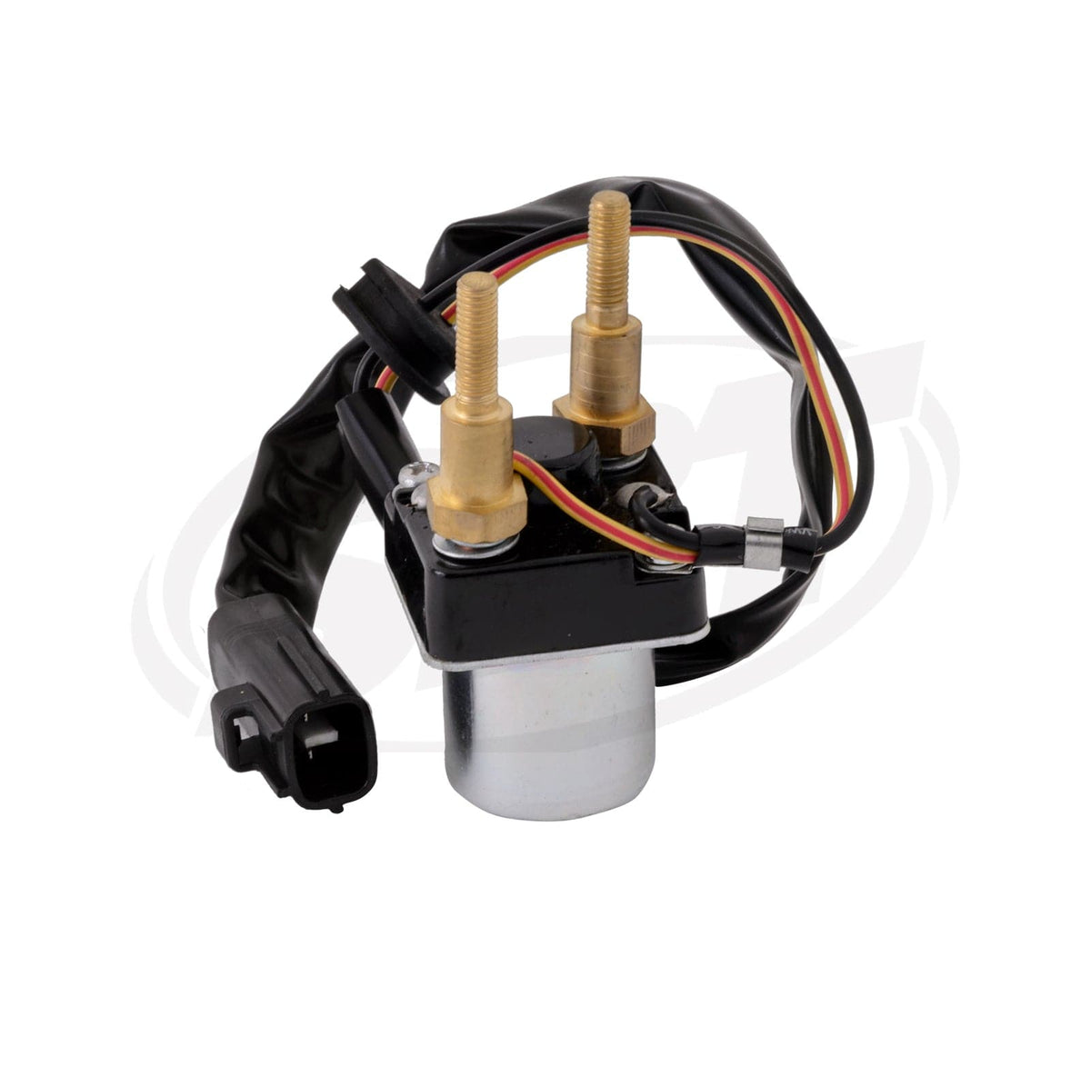 Starter solenoid for Kawasaki STX-15F Ultra LX Jet Ski, fits part numbers 27010-0860 and 27010-3777