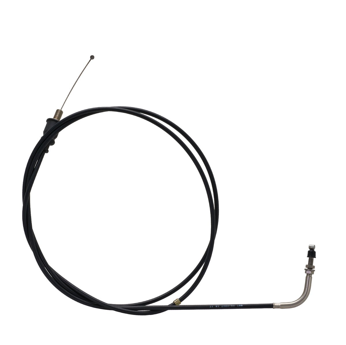 Throttle cable compatible with Kawasaki JS440 Jet Ski, fits 1987-90 models, replaces part 54012-3707