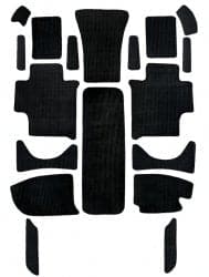 1998-99 Speedster jet boat interior mat kit with matching floor mats for cockpit area, Jet Ski