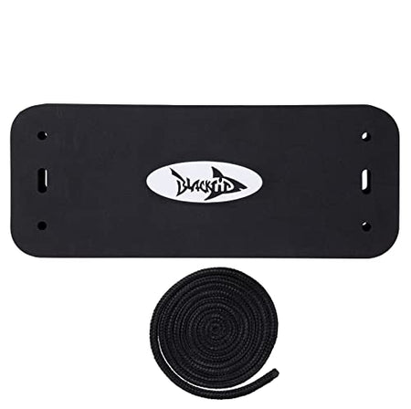 SBT BlackTip Jetsports PWC/JetBoat bumper, black 50mm 19.5x7.5x2 in, includes rope for Jet Ski