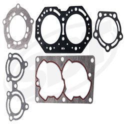 Top end gasket kit compatible with TigerShark 1673-254, 3008-496, 3008-411, 770 Jet Ski