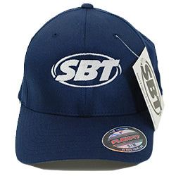 SBT Blue Flex Fit Ball Cap for Jet Ski riders, stretch-fit baseball hat in blue