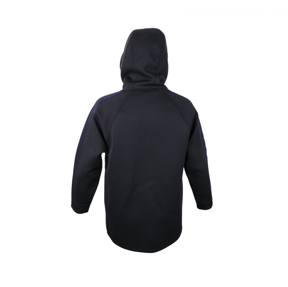 SBT Racing Tour Coat for Jet Ski riders, water-resistant long coat with front zipper and high collar