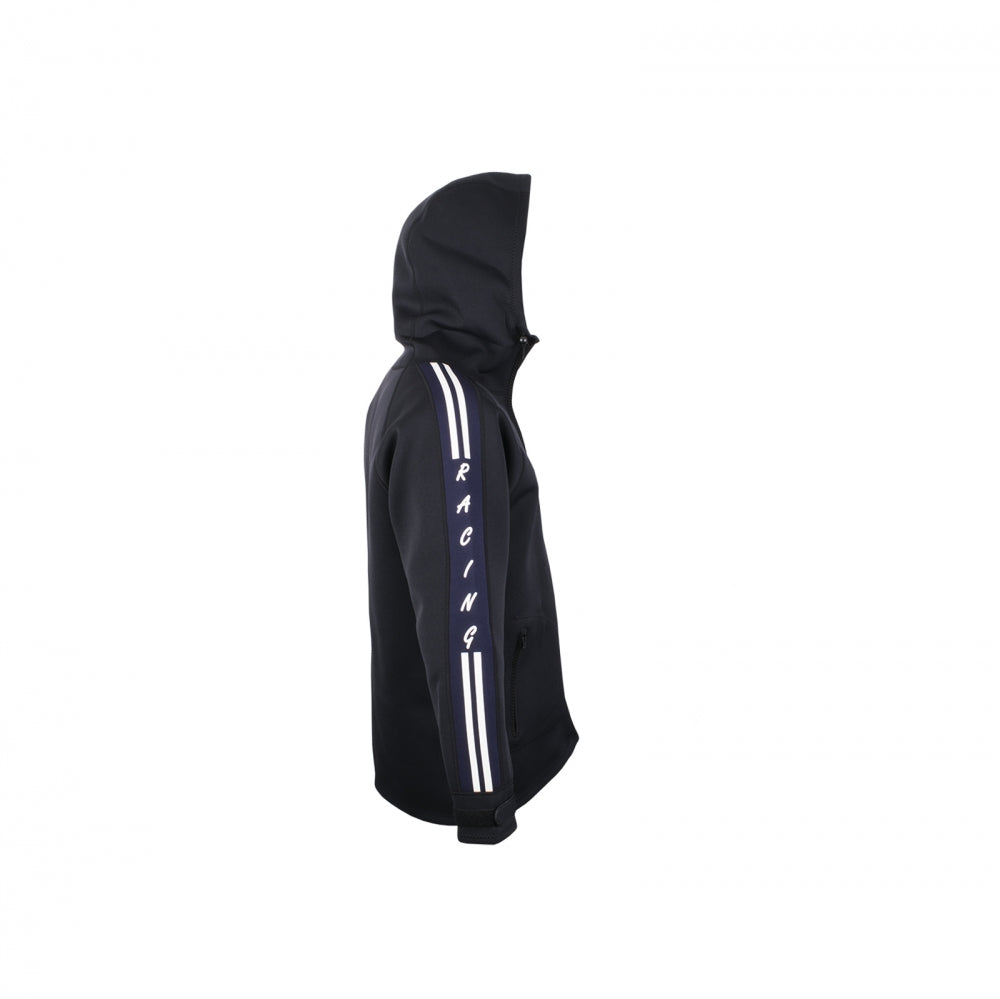 SBT Racing Tour Coat for Jet Ski riders, water-resistant long coat with front zipper and high collar