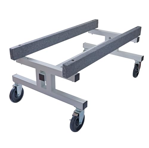 Reinforced PWC shop cart trailer, 19-inch height, adjustable bunks 14 or 20 inches for Jet Ski