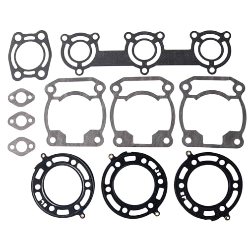 Top end gasket kit fits Polaris SLT780, SL780 and SLX780; replaces 3240251, 3240249 and 5830038 Jet Ski