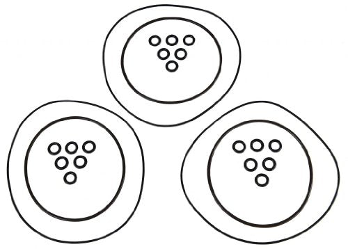 TigerShark head O-ring kit for 900 and 1000 models, fits part numbers 3004-081, 3003-227, 3004-080 Jet Ski