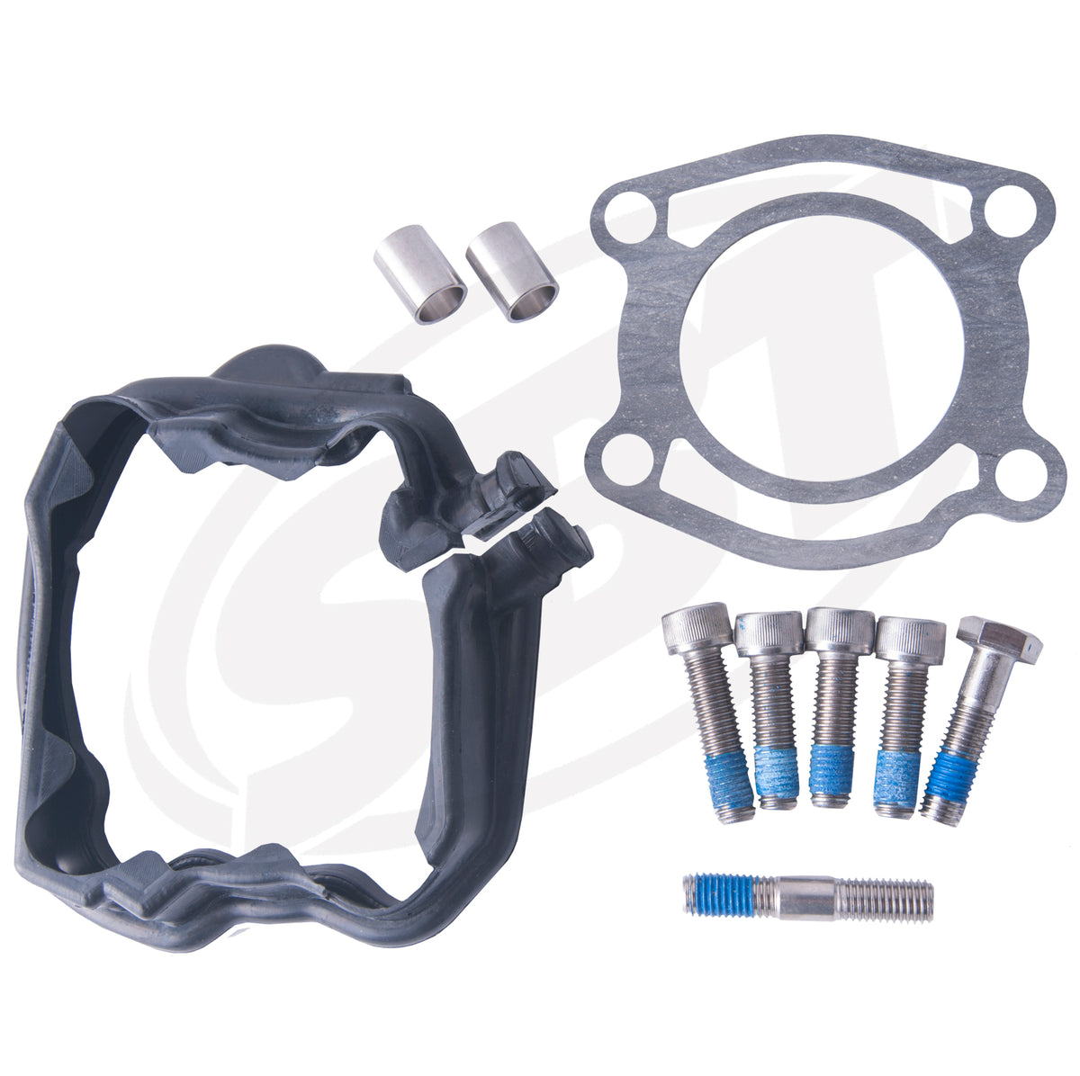 Exhaust gasket boot kit fits Sea-Doo Sportster LE DI GTX, replaces 274000862 and 295500815; Yamaha WaveRunner Jet Ski