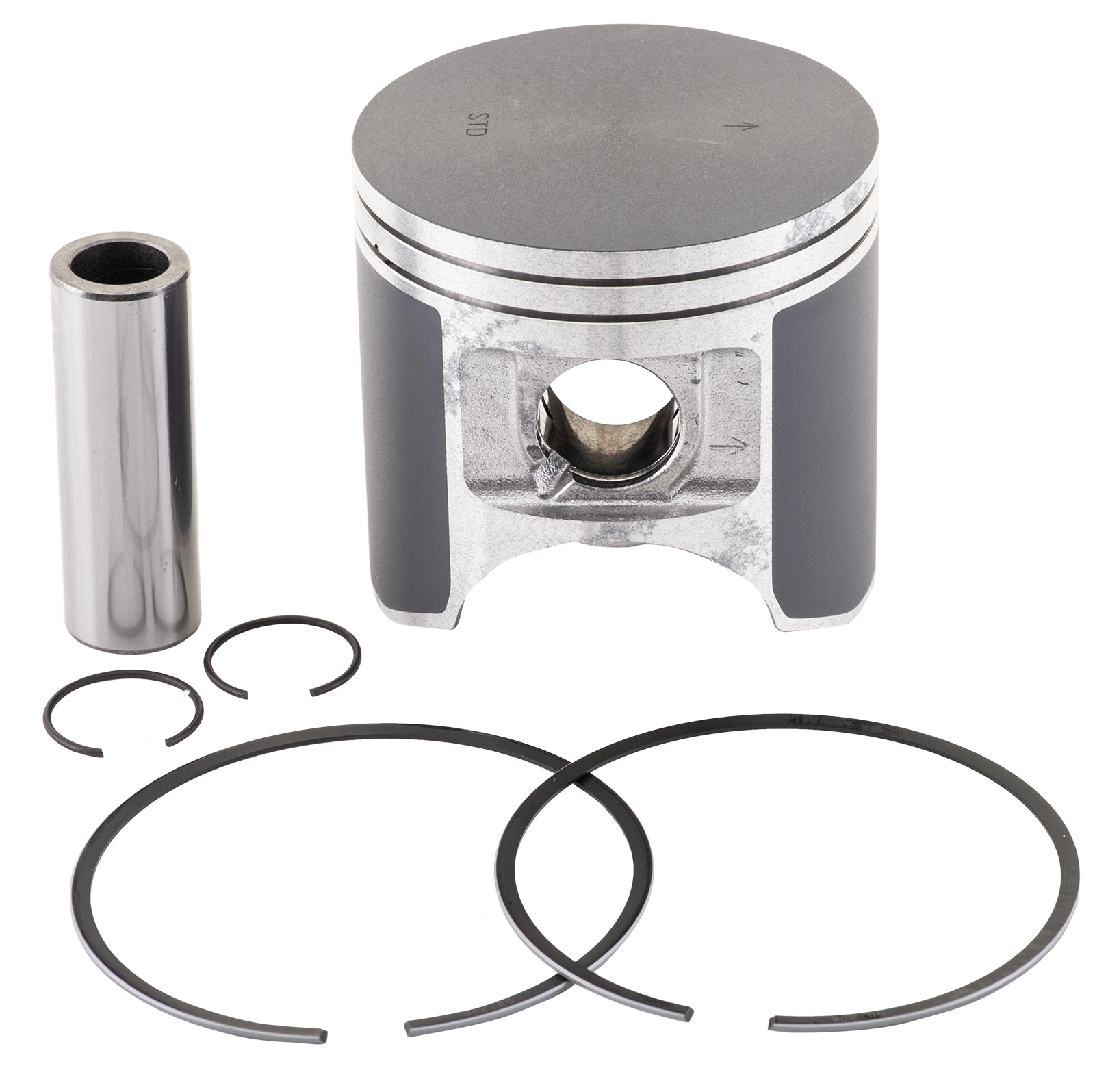 Piston and ring kit for Kawasaki 800 SX-R, replaces 13001-3735 and 13029-3718 Jet Ski engine components