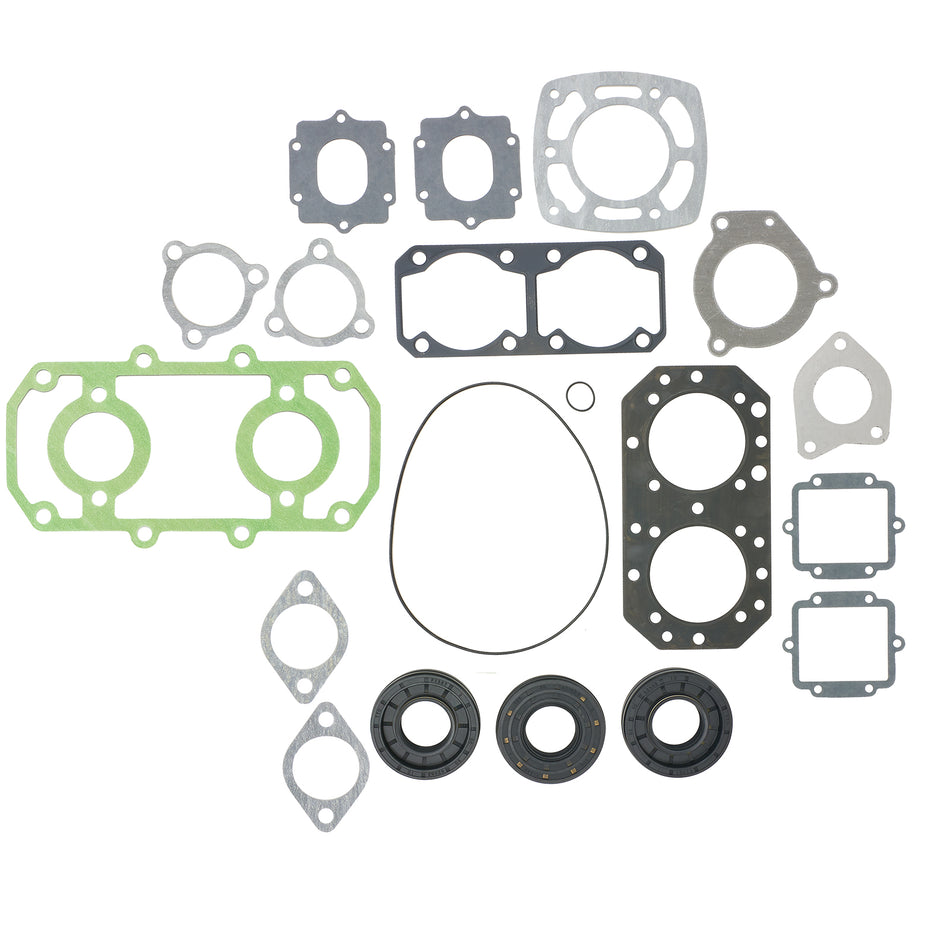 Complete gasket kit for Kawasaki SX JS550 Jet Ski, replaces 11004-3706 11009-3780 92055-521