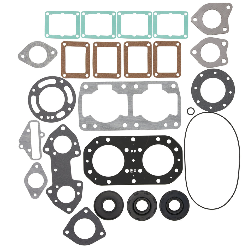 Complete gasket kit for Kawasaki Jet Ski, fits 11004-3710 and 11009-3775 for X2, TS, SX, SC, and Jet Mate models