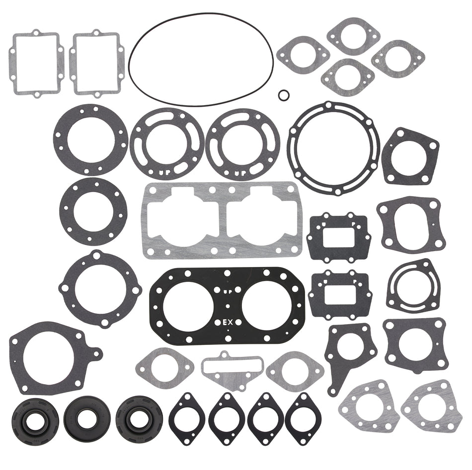Complete gasket kit for Kawasaki Jet Ski SXI Pro, SS, XI and STS, fits 11004-3714 and 11060-3711