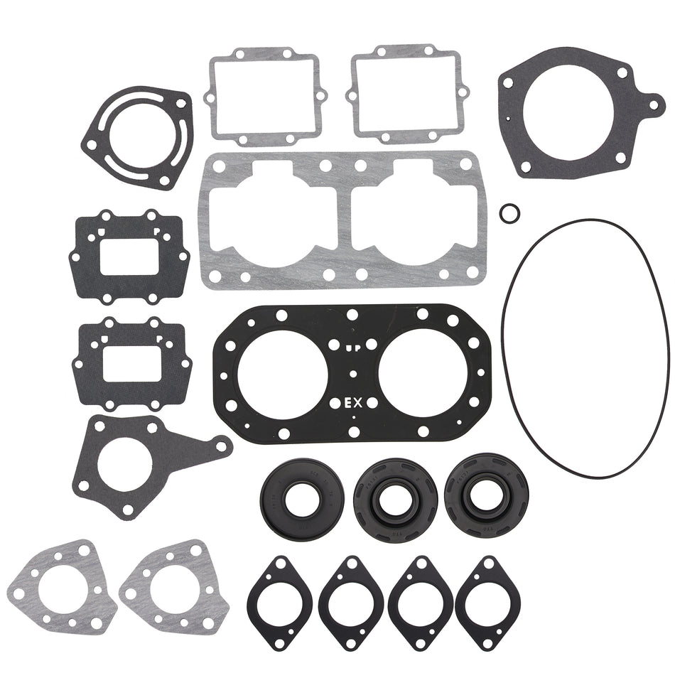 Complete gasket kit for Kawasaki SX-R Jet Ski, fits 11004-3720, 11060-3711, and 11060-3712