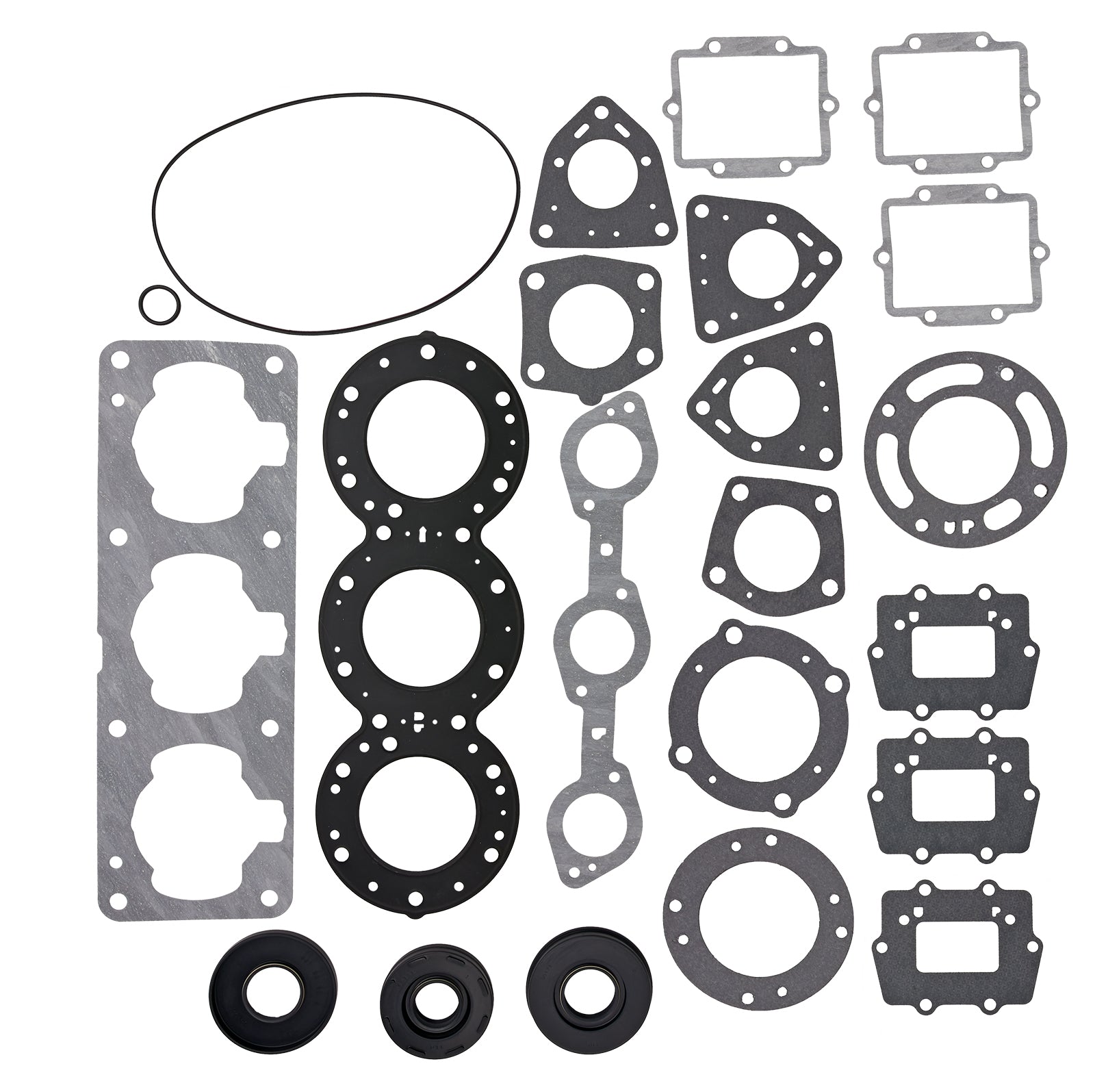 Complete gasket kit for Kawasaki Jet Ski STX, STS and ZXI, includes 11004-3713 and 11060-3752