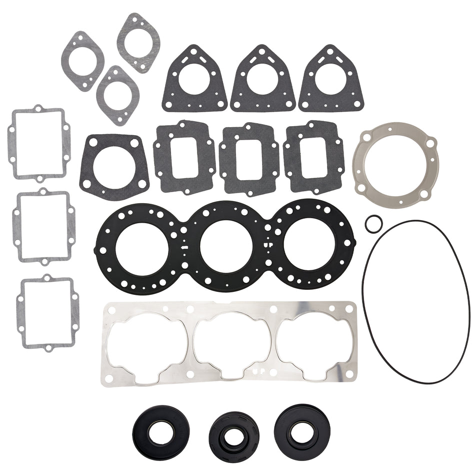 Complete gasket kit for Kawasaki STX DI and ZXI Ultra 130 Jet Ski, part numbers 11004-3715 and 11060-3817