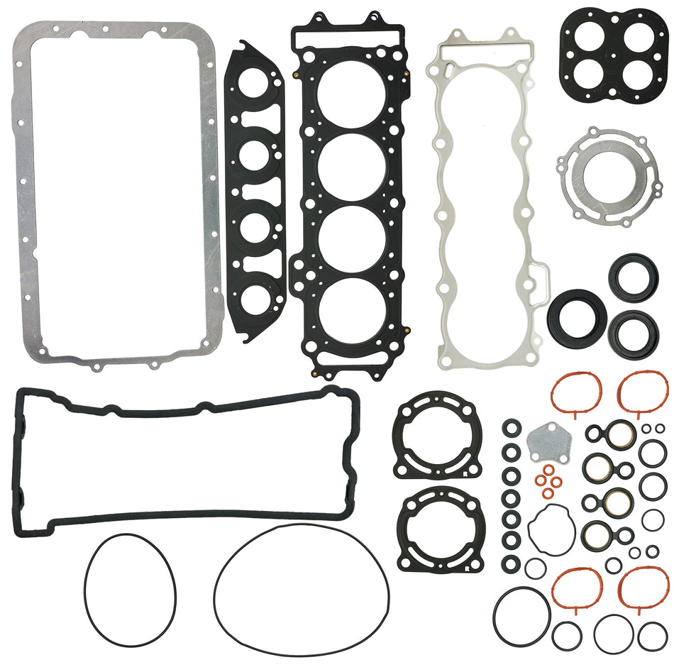 Complete gasket kit for Kawasaki ULTRA Jet Ski, fits part numbers 11004-3724, 11061-3710, and 11061-3742