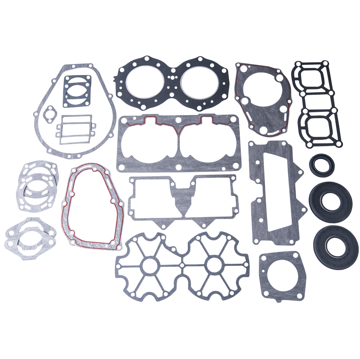Complete gasket kit for Yamaha 6M6-11193-A1-00 and 6M6-11181-A1-00, fits WaveRunner Jet Ski engines