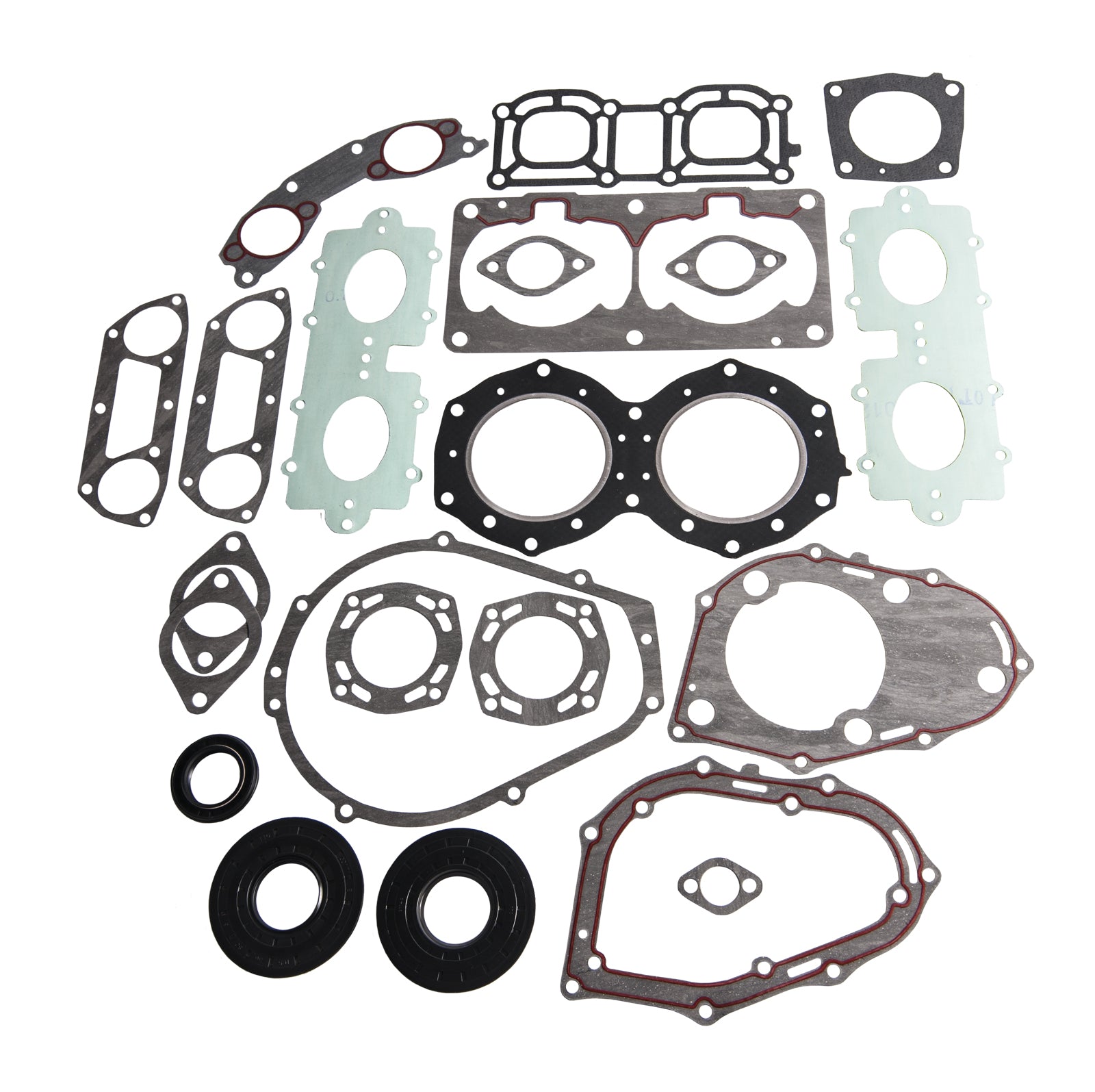 Complete gasket kit for Yamaha 6M6-11351-A2-00 and 62T-11181-00-00 WaveRunner Jet Ski engines