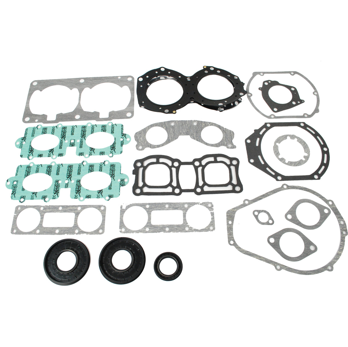 Complete gasket kit for Yamaha WaveRunner Jet Ski, fits 6M6-11351-A2-00 and 64X-11181-00-00