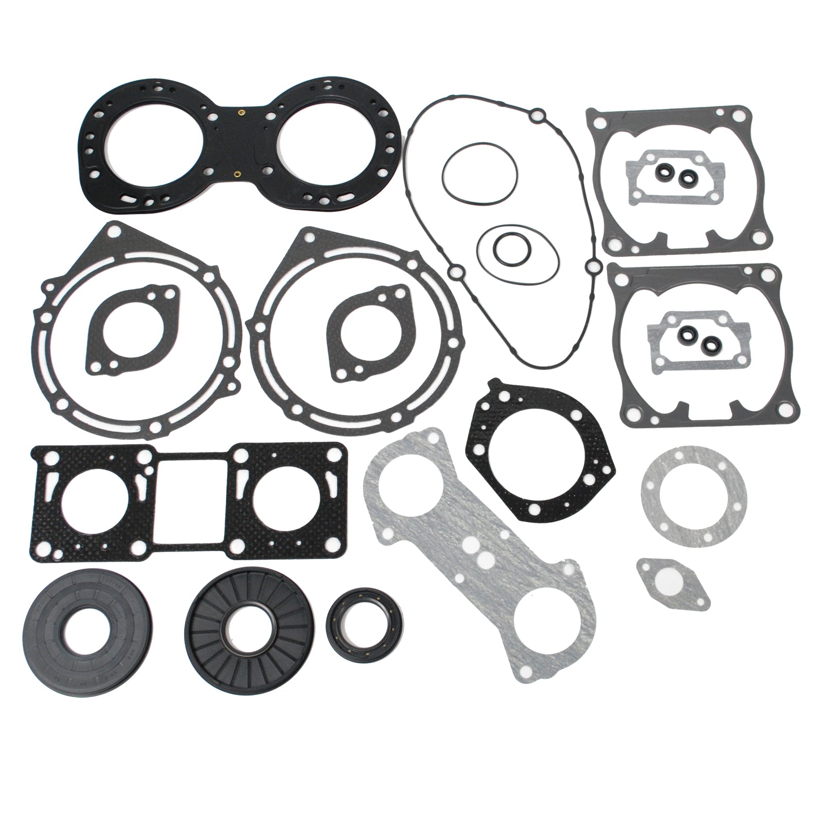 Complete gasket kit fits Yamaha 66E-11351-00-00 and 66E-11181-00-00 for WaveRunner Jet Ski engines