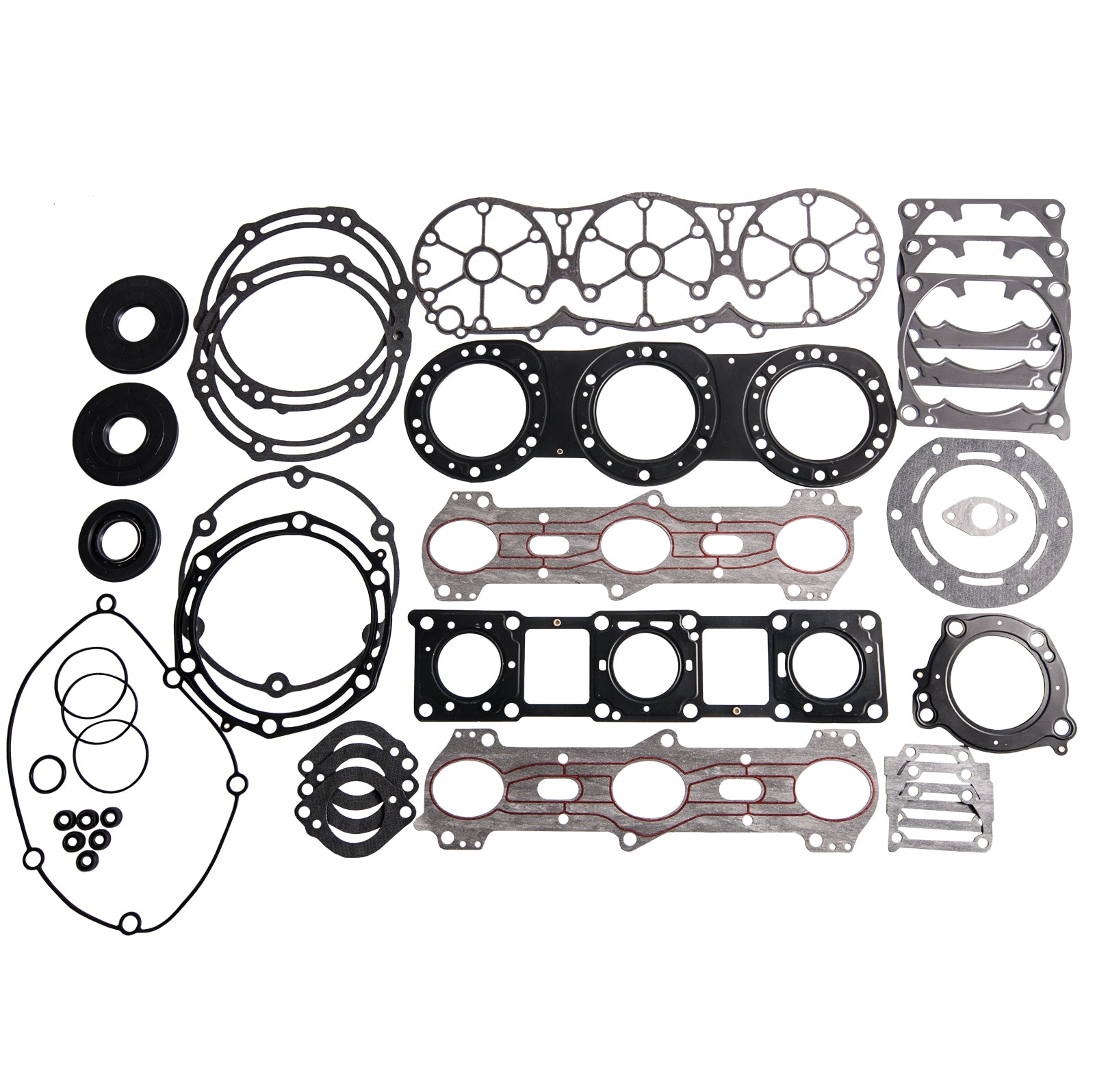 Complete gasket kit fits Yamaha WaveRunner Jet Ski, part numbers 66E-11351-01-00 and 66V-11181-00-00