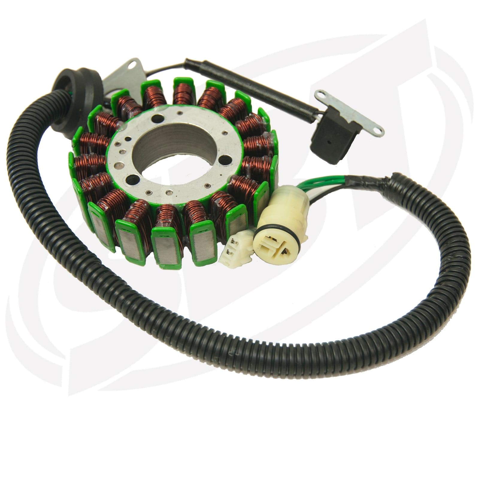 Stator fits Yamaha VX110 Deluxe Sport WaveRunner Jet Ski, replaces 6D3-81410-01-00 and 6D3-81410-02-00