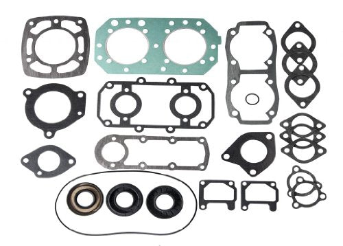 Complete gasket kit for Kawasaki JS550 SX Jet Ski, fits part numbers 11004-3024, 11009-3054, and 11009-3023