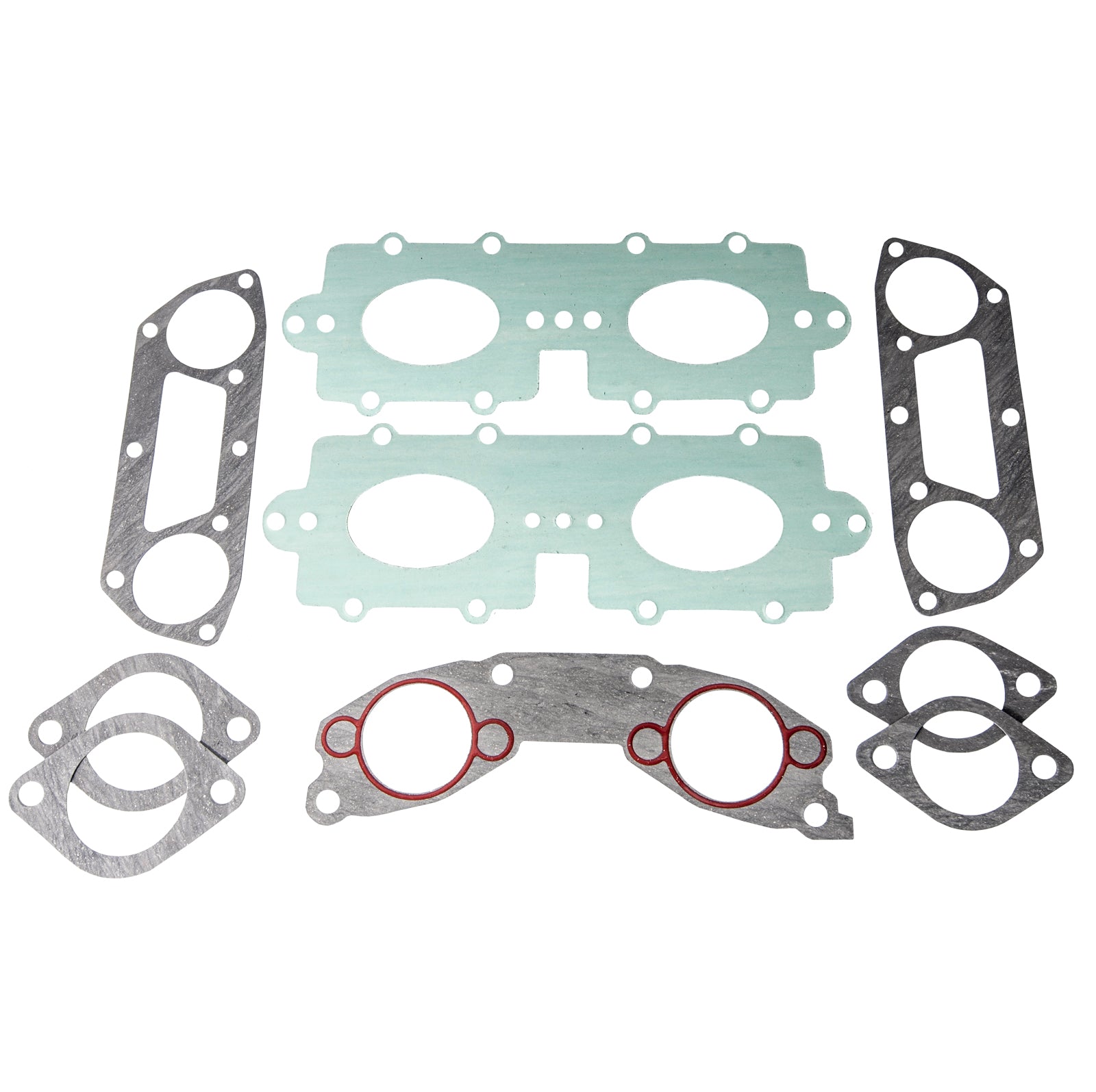 Intake gasket kit for Yamaha 62T-13566-00-00 and 62T-13556-00-00, fits WaveRunner Jet Ski
